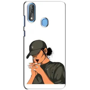 Силіконовый Чохол на ZTE Blade V10 з картинкой Модных девушек (У зеленому)