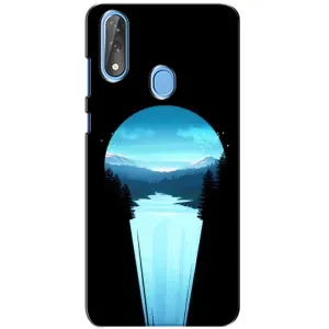 Літній Чохол на ZTE Blade V10 (Синій Водоспад)