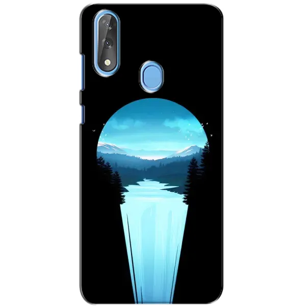 Чехол с рисунком «Синий Водопад» для ZTE Blade V10 Чехол с рисунком «Синий Водопад» для ZTE Blade V10
