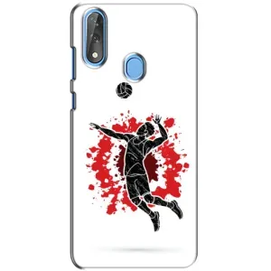 Чохли з прінтом Спортивна тематика для ZTE Blade V10 (Волейболіст)