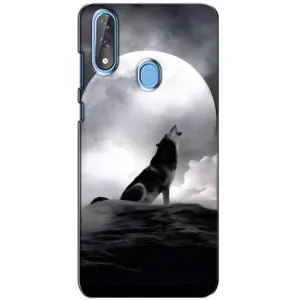 Чохол з Вовком на ZTE Blade V10 (Вовк і місяць)