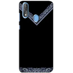 Силиконовый Чехол на ZTE Blade V10 (Воротник вышиванки)