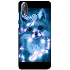 Чехол с Лисичкой для ZTE Blade V10 (Яркая Лиса)