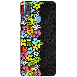 Чехол с Цветами для ZTE Blade V10 (Яркие цветы)