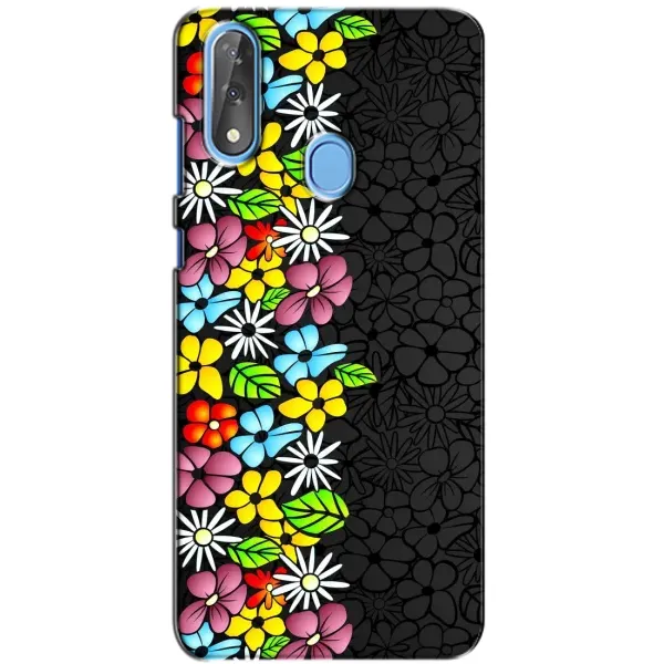 Чехол с рисунком «Яркие цветы» для ZTE Blade V10