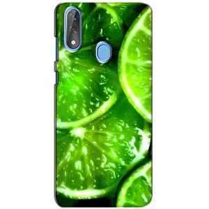 Чохол з зображенням смачної їжі для ZTE Blade V10 (Яскравий Лайм)