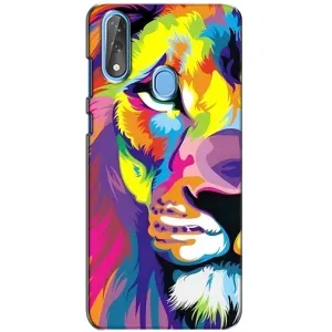 Чехол с картинкой на ZTE Blade V10 (Яркий Лев)