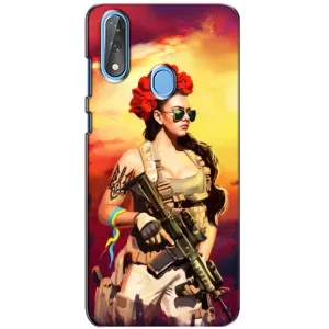 ЗСУ Чехлы (TPU) для ZTE Blade V10 (Женщина солдат)