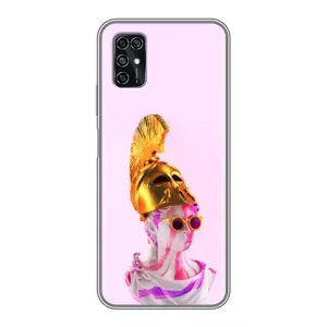 Чехол с Прикольным принтом на ZTE Blade V2020 Smart (АРТ Статуя)