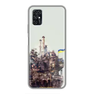 Чехлы на военную тематику для ZTE Blade V2020 Smart (Азовсталь)
