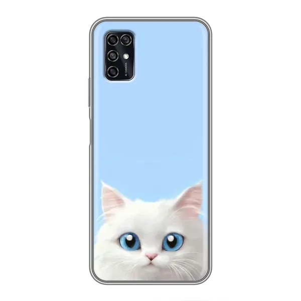 Чехол с рисунком «Белый кот» для ZTE Blade V2020 Smart Чехол с рисунком «Белый кот» для ZTE Blade V2020 Smart