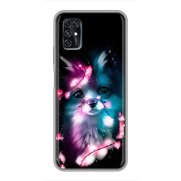 Чехол с рисунком «Черная Лиса» для ZTE Blade V2020 Smart Чехол с рисунком «Черная Лиса» для ZTE Blade V2020 Smart