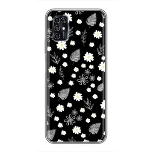 Чохли з тематикою "КВІТИ" на ZTE Blade V2020 Smart (цвітіння на чорному)