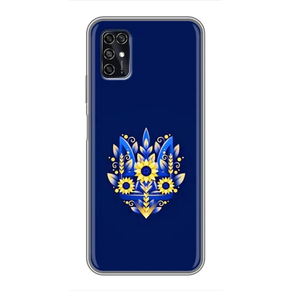 Чехол с рисунком «Цветущий Герб» для ZTE Blade V2020 Smart
