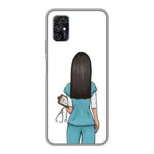 Силіконовий бампер (Працівники) на ZTE Blade V2020 Smart (Лікар)