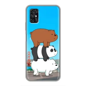Чехлы с Пандами на ZTE Blade V2020 Smart (Друзья)