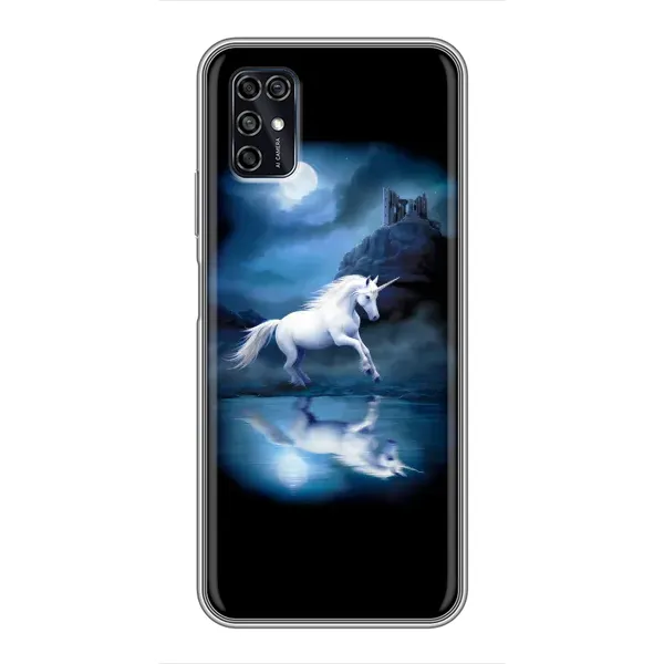 Чехол с рисунком «Единорог» для ZTE Blade V2020 Smart
