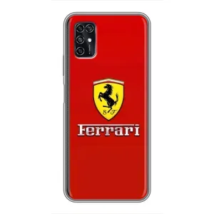 Силіконовий бампер з картинкою машини на ZTE Blade V2020 Smart (Ferrari Logo)