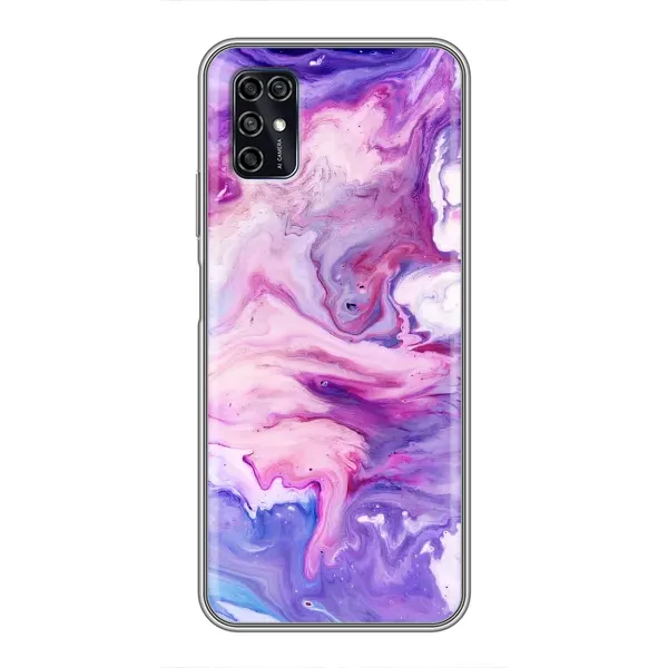 Чехол с рисунком «Фиолетовый мрамор» для ZTE Blade V2020 Smart Чехол с рисунком «Фиолетовый мрамор» для ZTE Blade V2020 Smart