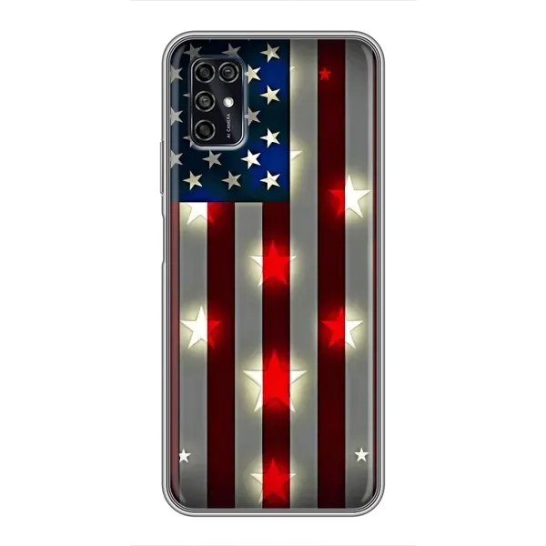 Чехол с рисунком «Флаг США 2» для ZTE Blade V2020 Smart Чехол с рисунком «Флаг США 2» для ZTE Blade V2020 Smart