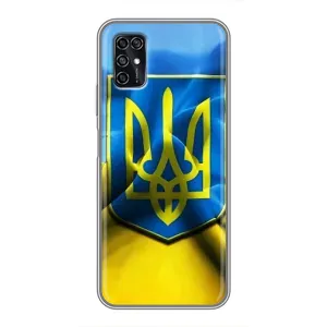Чехол с картинкой (Патриотический ГЕРБ) на ZTE Blade V2020 Smart (Герб и Флаг Украины)