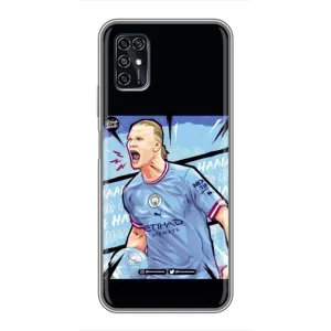 Чохли з принтом на ZTE Blade V2020 Smart Футболіст (гол Ерлінг Холанд)
