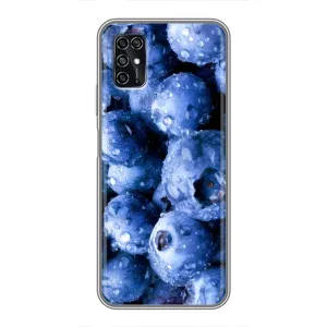 Чехол с изображением вкусной еды для ZTE Blade V2020 Smart (Голубика)