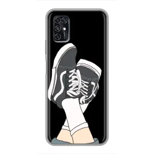 Чехол с Прикольным принтом на ZTE Blade V2020 Smart (Кеды)