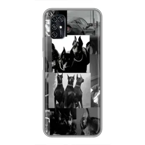 Чехол ДОБЕРМАН для ZTE Blade V2020 Smart (Коллаж Доберман)