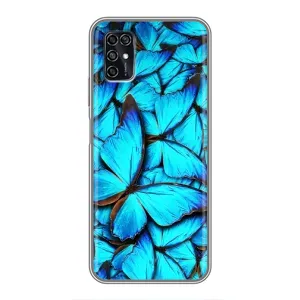 Силиконовый бампер с картинкой животных для ZTE Blade V2020 Smart (Крылья бабочек)