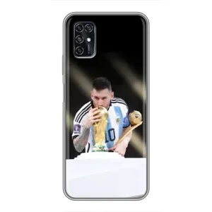 Чехлы Лео Месси Аргентина для ZTE Blade V2020 Smart (Кубок Мира)