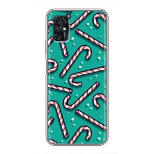 Силіконовий бампер на різдво для ZTE Blade V2020 Smart (Льодяники)