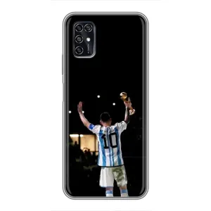Чехлы Лео Месси Аргентина для ZTE Blade V2020 Smart (Лео Чемпион)