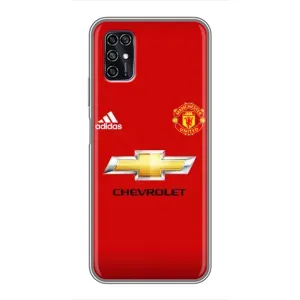 Силиконовые Чехлы принт Футбол на ZTE Blade V2020 Smart (Man United)