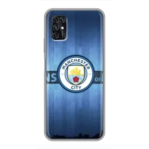 Силиконовые Чехлы принт Футбол на ZTE Blade V2020 Smart (ManCity)
