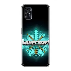 Чехол майнкрафт для ZTE Blade V2020 Smart (MineCraft 2)