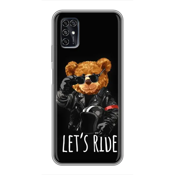 Чехол с рисунком «Модный Мишка» для ZTE Blade V2020 Smart Чехол с рисунком «Модный Мишка» для ZTE Blade V2020 Smart