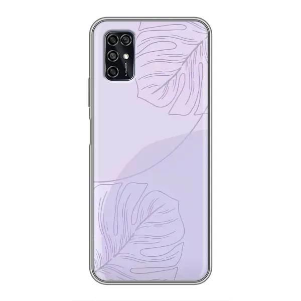 Чехол с рисунком «Монстера фиолетовая» для ZTE Blade V2020 Smart Чехол с рисунком «Монстера фиолетовая» для ZTE Blade V2020 Smart
