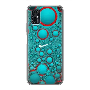 Силіконовый Чохол на ZTE Blade V2020 Smart з картинкою НАЙК (Найк зелений)