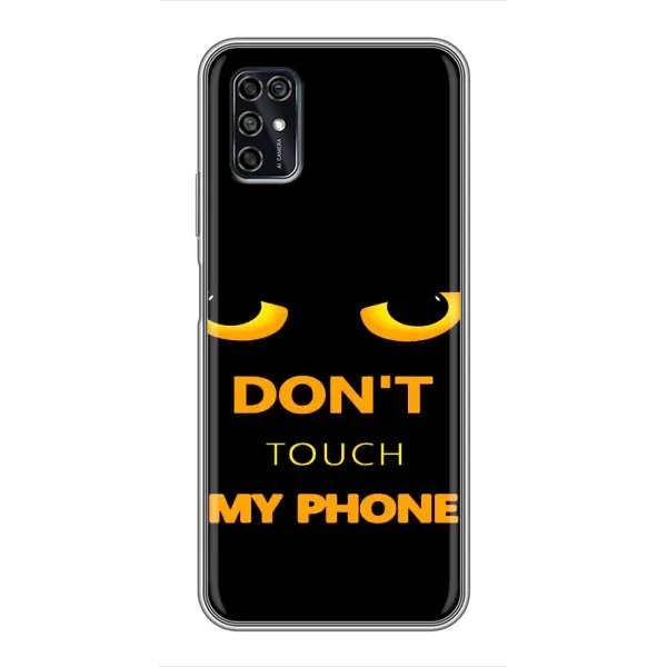 Чехол с рисунком «Не трогай мой телефон» для ZTE Blade V2020 Smart