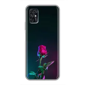 Чохли з принтом Троянд для ZTE Blade V2020 Smart (Нічна троянда)