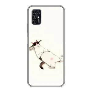Чехол на тематику: Коты для ZTE Blade V2020 Smart (Отдых)