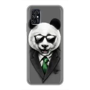 Чехлы с Пандами на ZTE Blade V2020 Smart (Панда в очках)