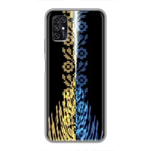 Силиконовый Чехол на ZTE Blade V2020 Smart (Патриотическая вышиванка)