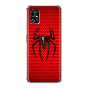 Чехол Супергерой Человека Паука на ZTE Blade V2020 Smart (Паук марвел)