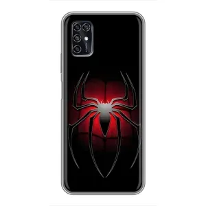 Чехол Супергерой Человека Паука на ZTE Blade V2020 Smart (Паук)