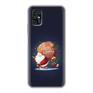 Чохол Санта Клаус для ZTE Blade V2020 Smart (Подарунки від Санти)