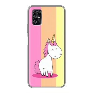 Чехол Unicorn на ZTE Blade V2020 Smart (Радужный Единорог)