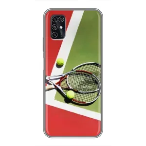 Чехлы с принтом Спортивная тематика для ZTE Blade V2020 Smart (Ракетки теннис)