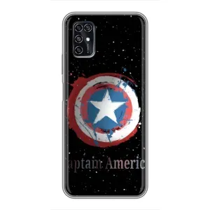 Чехол с Щитом Капитана Америки на ZTE Blade V2020 Smart (Щит Капитана)
